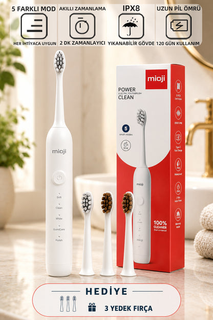 Mioji Oral B1 Diş Fırçası Beyaz