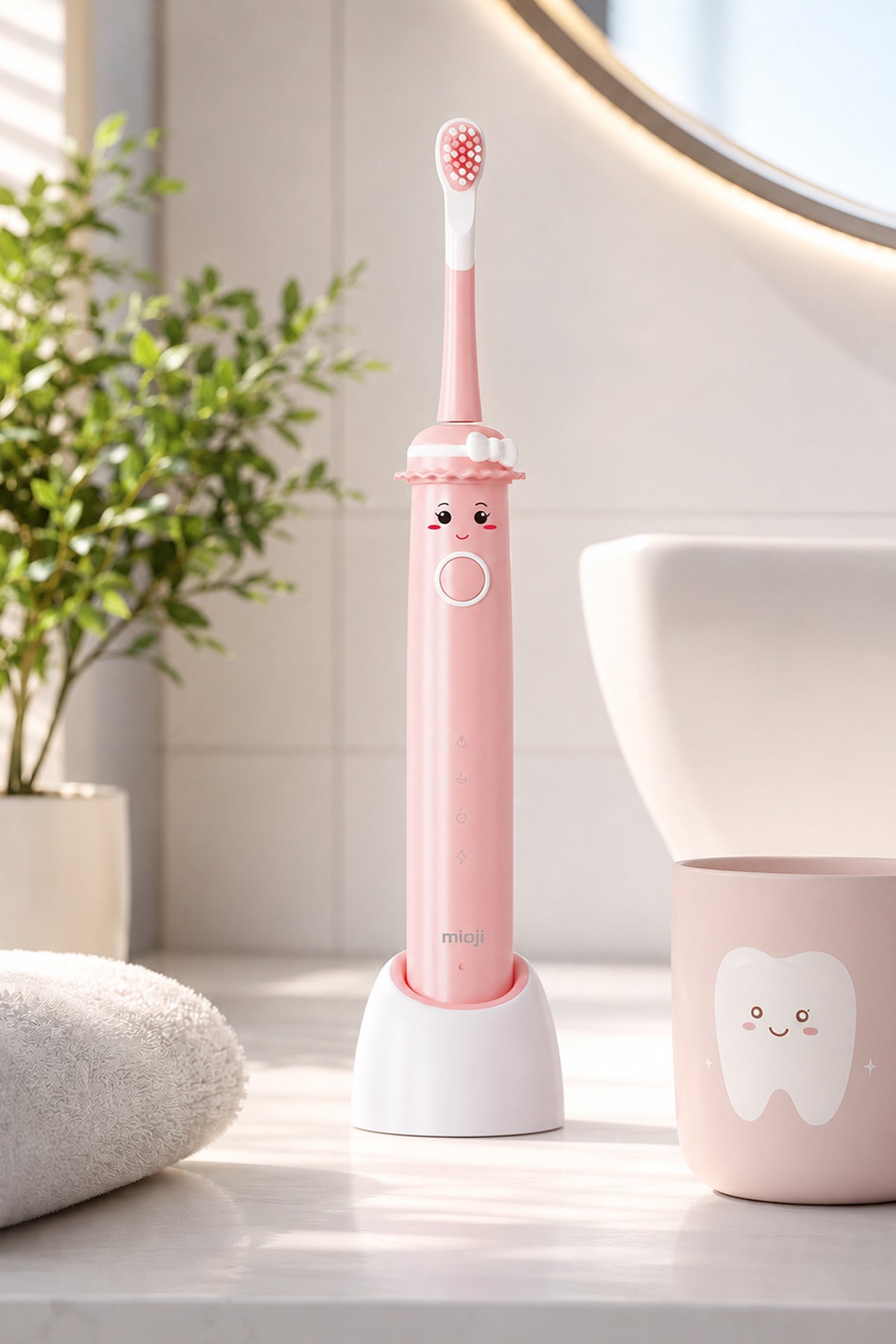 Mioji Oral B2 Kids Care Diş Fırçası Pembe
