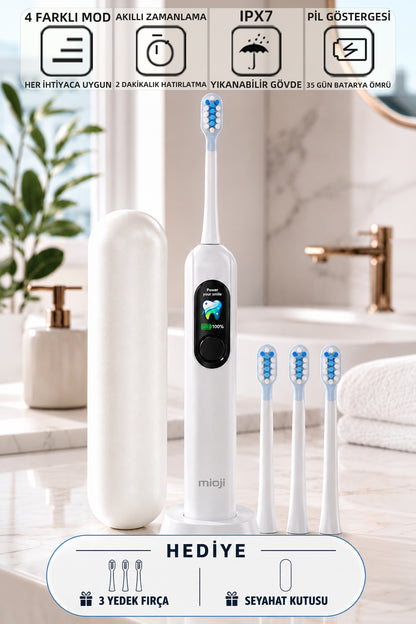 Mioji Oral B8 Care Diş Fırçası Beyaz