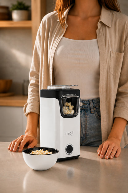 Mioji POPX1 Mısır Patlatma Makinesi Beyaz