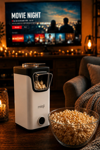 Mioji POPX1 Mısır Patlatma Makinesi Beyaz