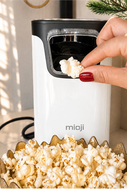 Mioji POPX1 Mısır Patlatma Makinesi Beyaz