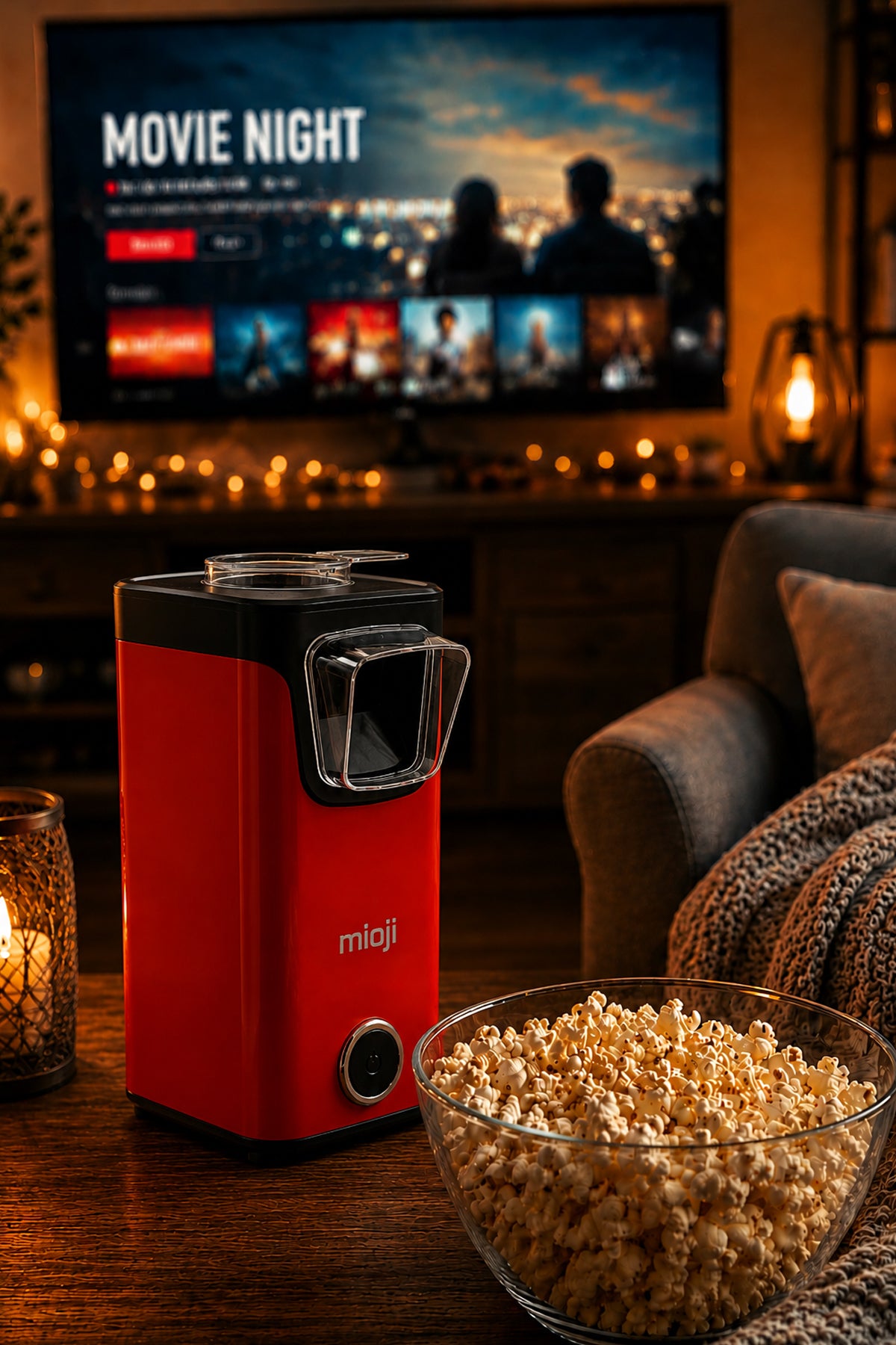 Mio POPX1 Mısır Patlatma Makinesi Kırmızı