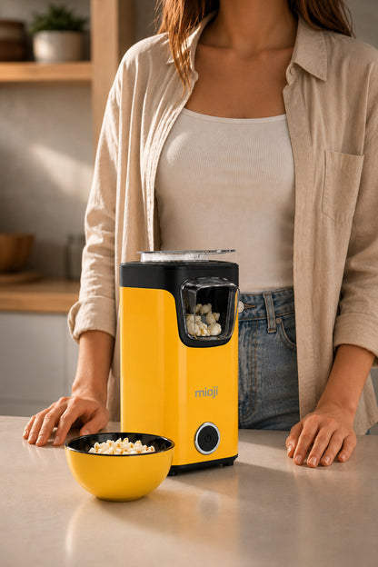 Mioji POPX1 Mısır Patlatma Makinesi Sarı