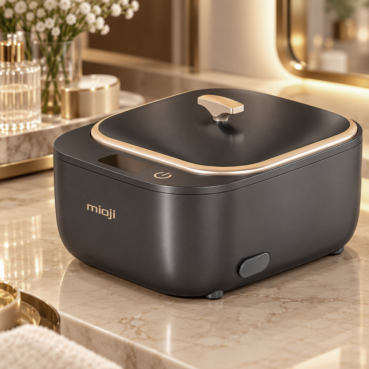 Mioji UV2C Takma Diş ve Şeffaf Plak Temizleme Cihazı Siyah