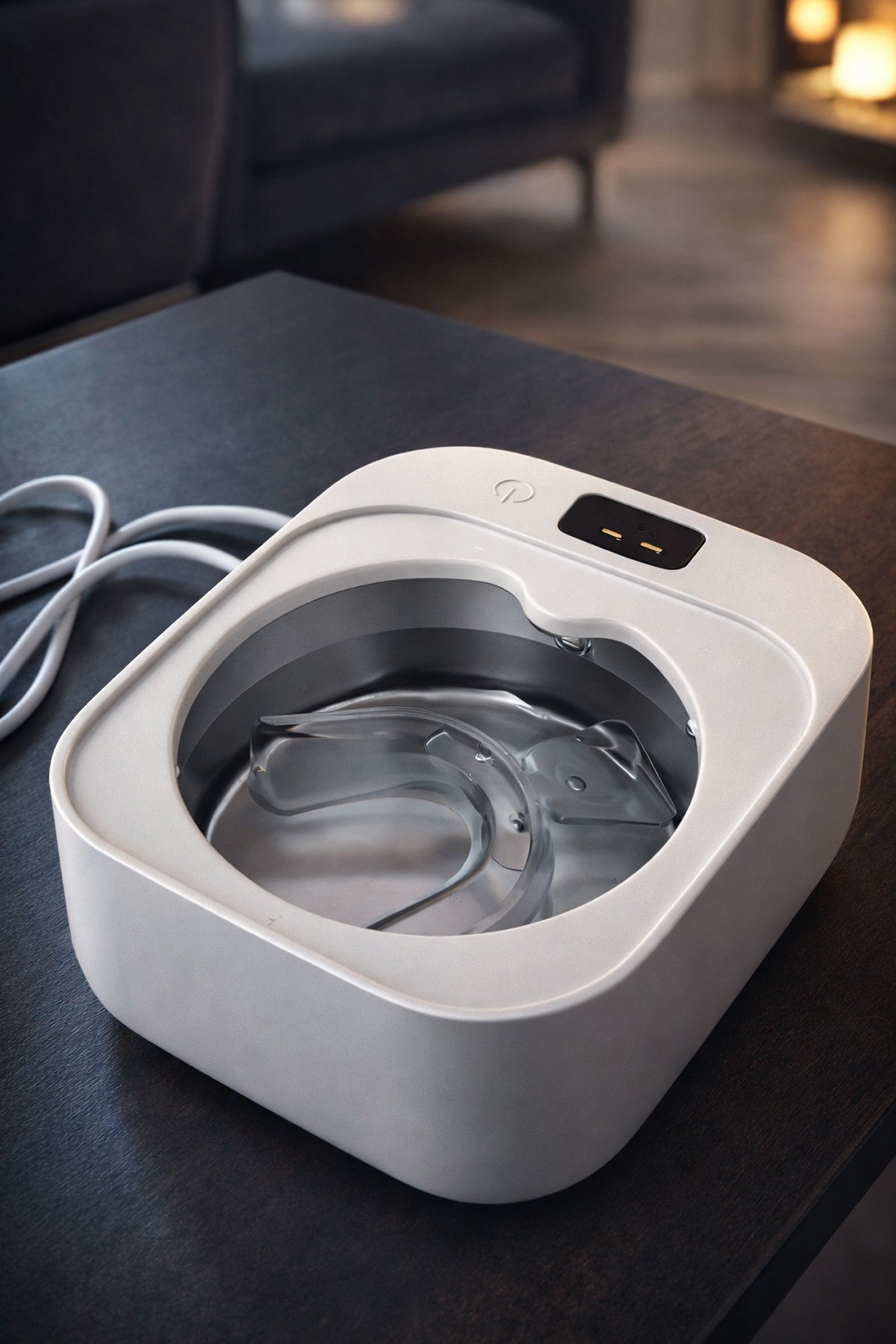 Mioji UV2C Takma Diş ve Şeffaf Plak Temizleme Cihazı Beyaz