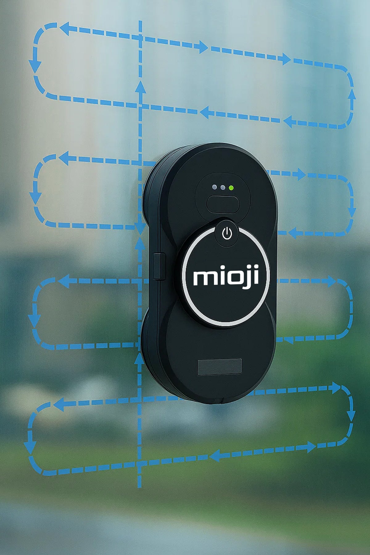 Mioji VLR2 Cam Temizleme Robotu Siyah