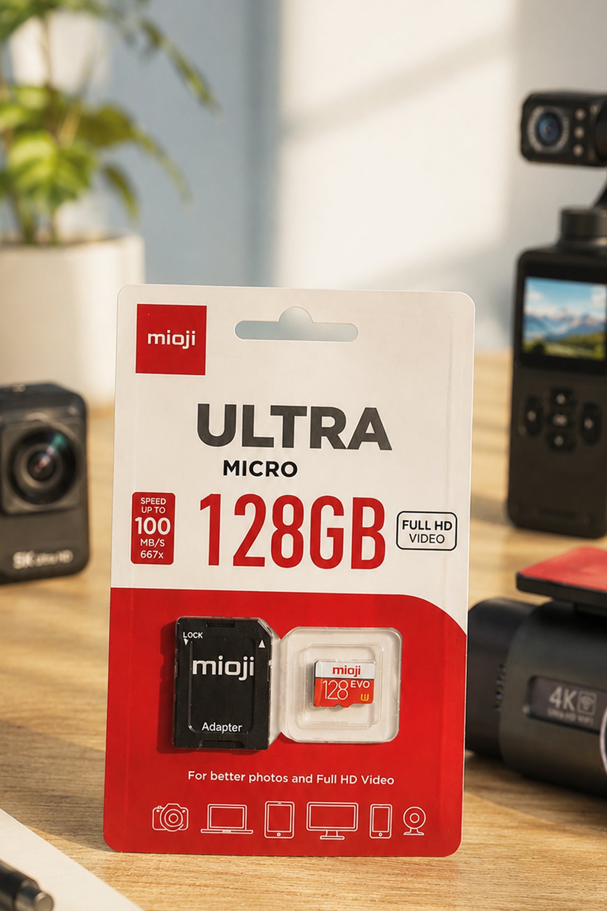 Mioji Evo Plus1 128GB MicroSD Kart