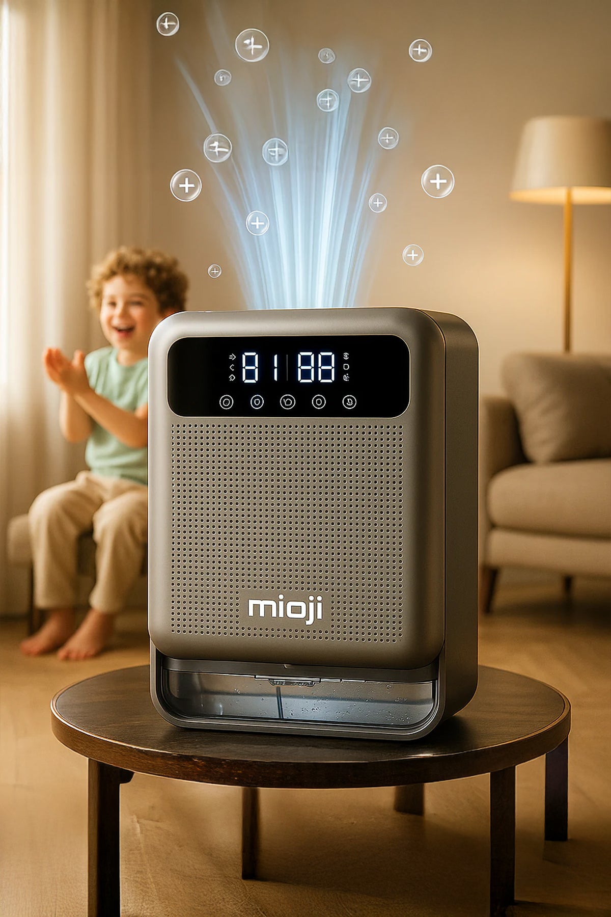 Mioji Mio 30NEC Pro Nem Alma ve İyon Hava Temizleme Cihazı Silver