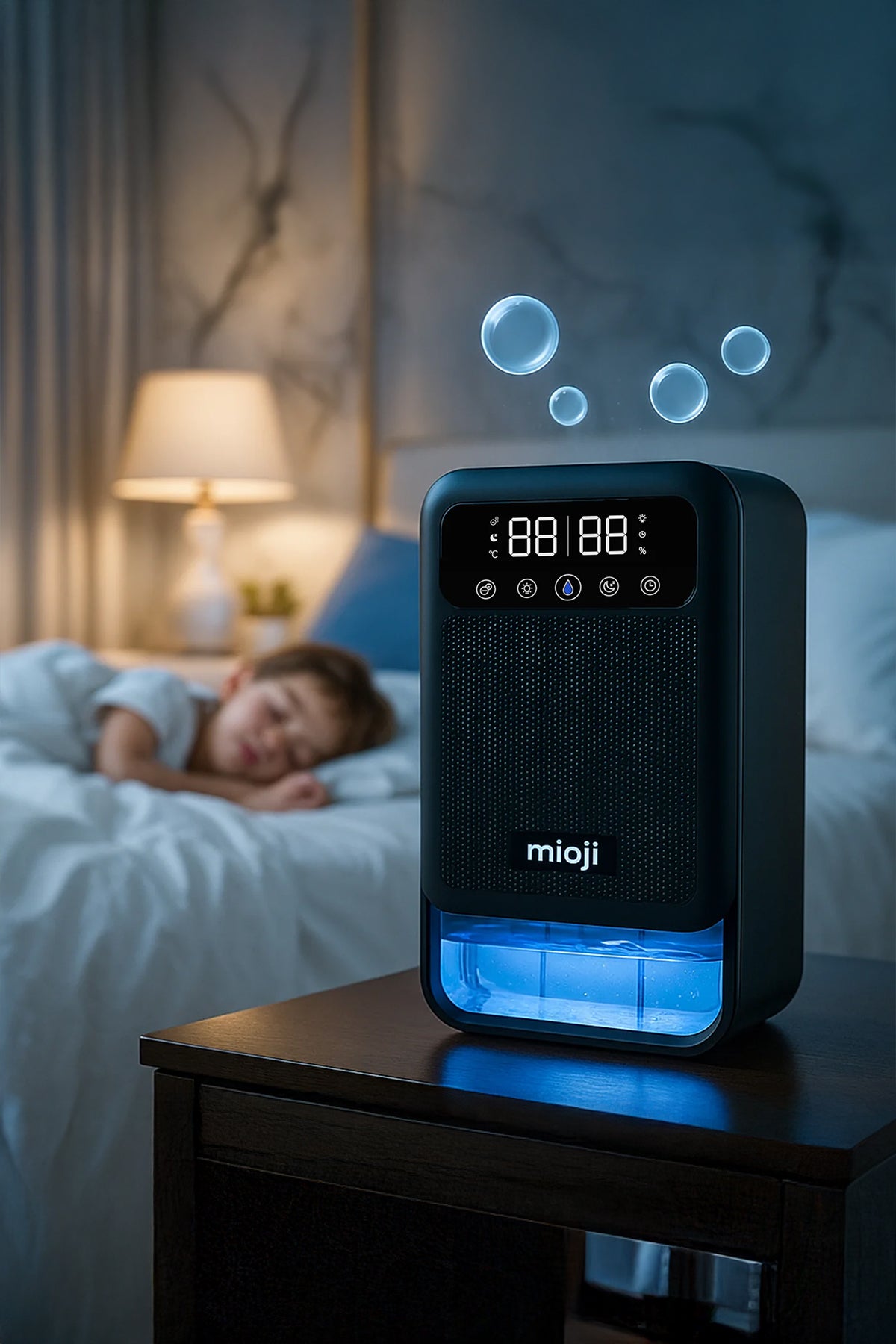 Mioji Mio 30NEC Pro Nem Alma ve İyon Hava Temizleme Cihazı Siyah