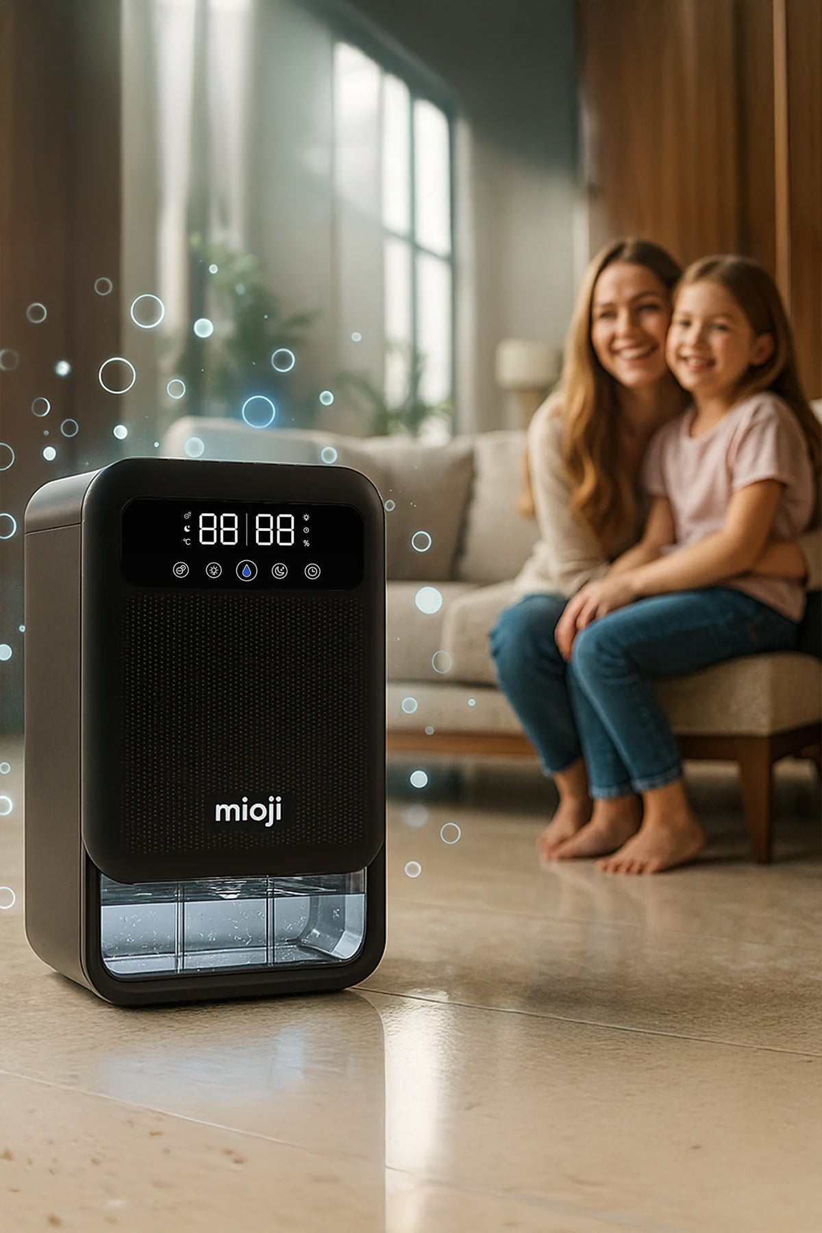 Mioji Mio 30NEC Pro Nem Alma ve İyon Hava Temizleme Cihazı Siyah