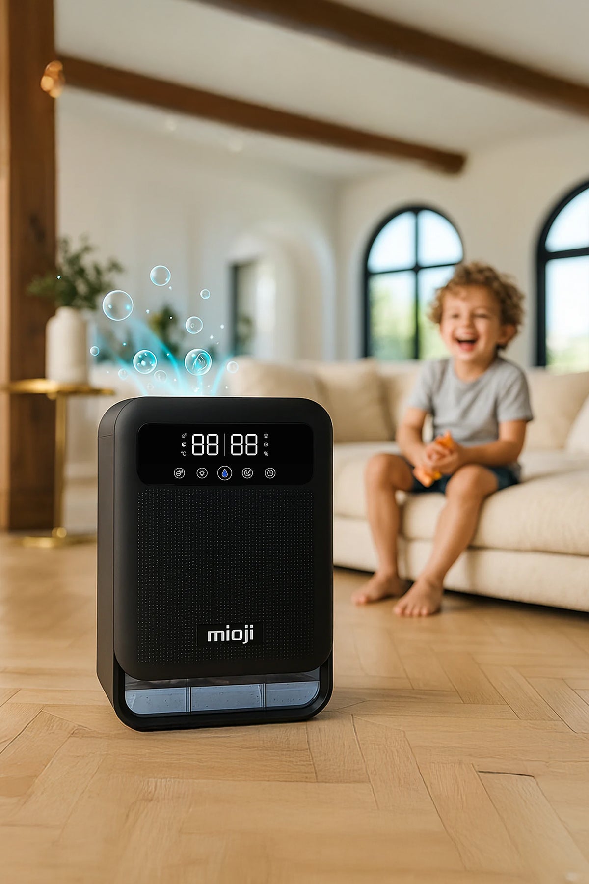 Mioji Mio 30NEC Pro Nem Alma ve İyon Hava Temizleme Cihazı Siyah