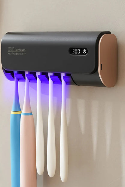 Mioji Mio UV5F Pro Diş Fırçası Tutucusu Siyah